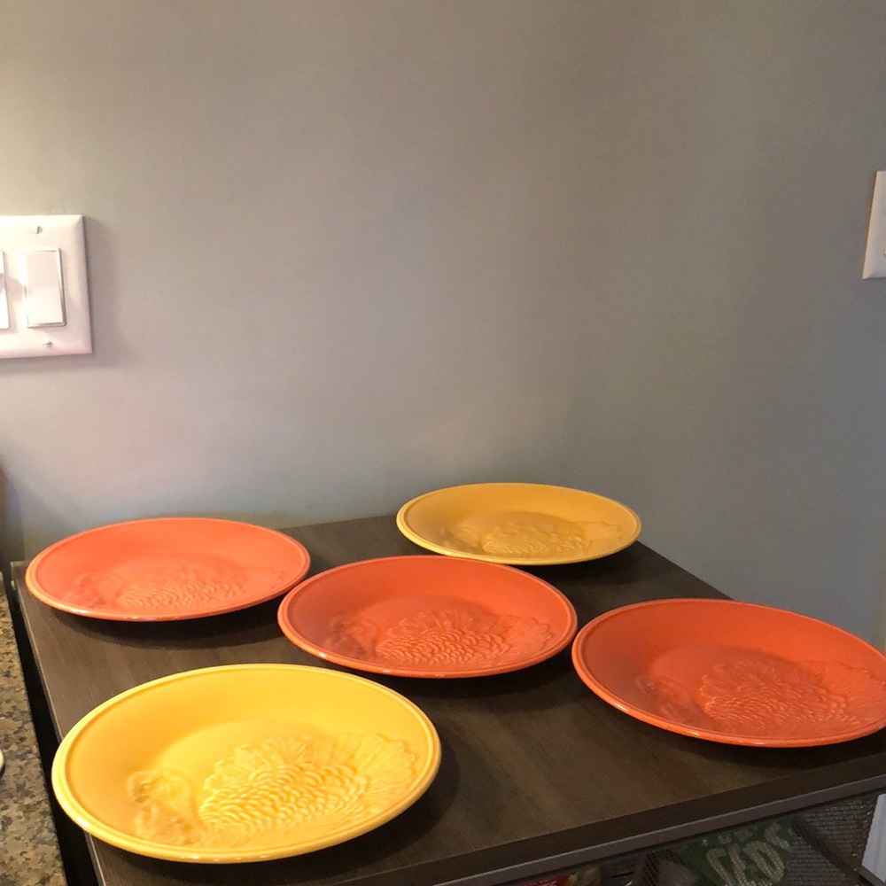 Matceramica Turkey plates set of five